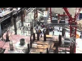 Imágenes del proyecto donde un obrero pierde la vida.