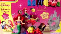 Play Doh Ariel The Little Mermaid ♡ Disney Princess With Flounder Sebastian playdough toys review