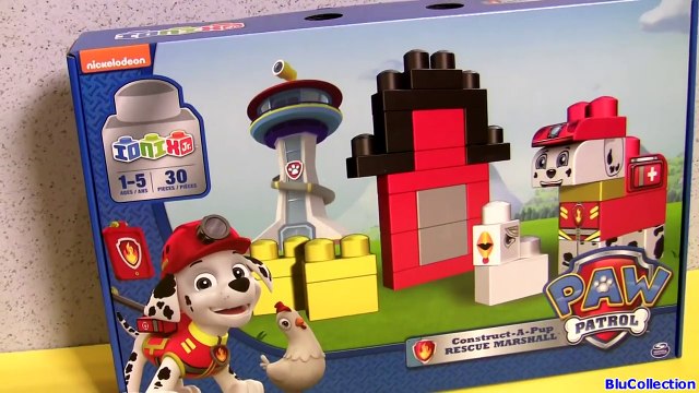 Paw Patrol Rescue Marshall Blocks Nickelodeon Lego Duplo Numbers 123 FASHEMS Surprise Baby Toys