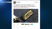 США: Galaxy Note 7 загорелся на борту самолета
