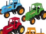 Tracteurs Jouets Die Cast Metal Pull Back and Go