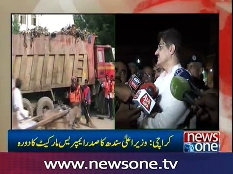 CM Sindh makes sudden visit to different areas of Karachi