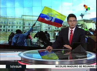 Miles de colombianos se movilizan en defensa de la paz