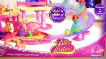 Disney Glitter Glider Castle set Magiclip Frozen Elsa Anna Flip Switch DC Magic Clip ToyCollector