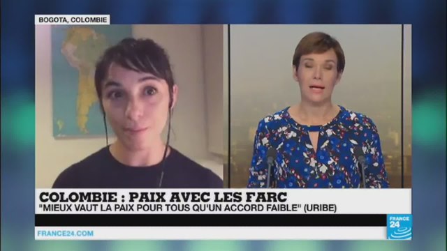 Des dizaines de milliers de Colombiens ont manifesté pour la paix .