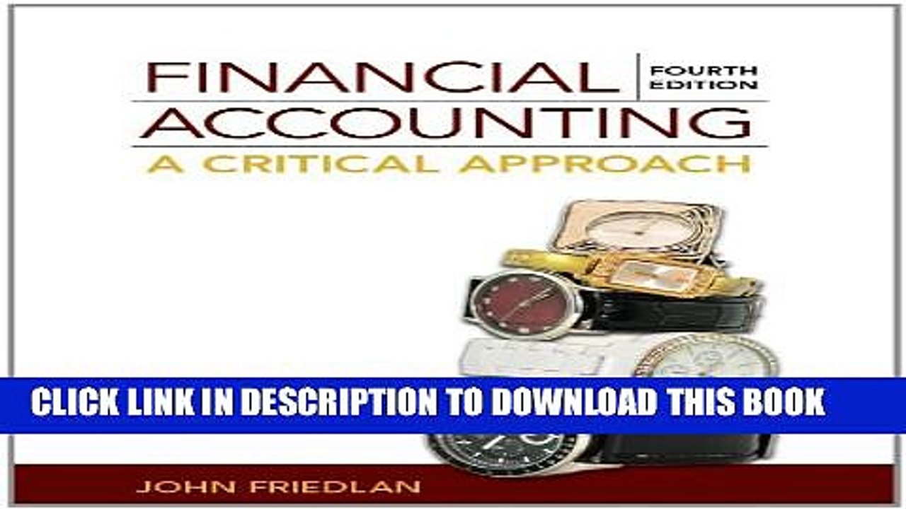 [PDF] Financial Accounting: A Critical Approach with Connect Access Card Full Online
