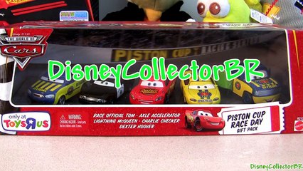 Cars Piston Cup Race Day 5-pack Toysrus Race Official Tom, Dexter Hoover Disney Pixar TRU
