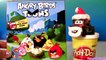 Play Doh Angry Birds Blu-Ray + Christmas Ornaments Play Dough Red Bird Bad Piggies Santa Mater Pixar