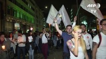 Miles de personas marchan en Colombia a favor de la paz