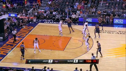 Rudy Gobert allume le cercle contre les Suns