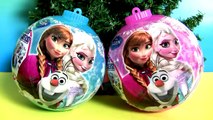 Surprise Disney Frozen Christmas Ornaments Toys Eggs Anna Elsa MyLittlePony Fashems