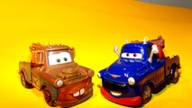 Disney Pixar Cars, Mater grows up from Kinder Egg to Giant Mater from Radiator Springs, with Lizzie