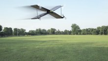 Is that a X-wing Star Wars drone that flew?
