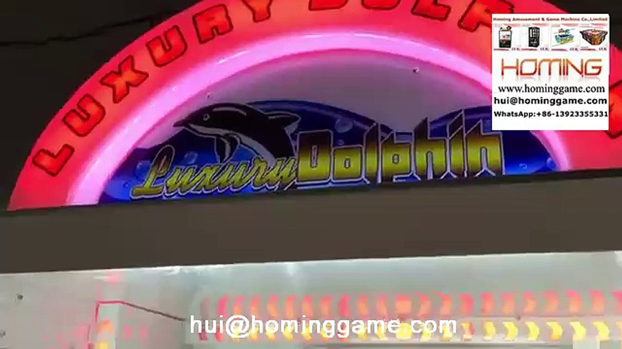 The most easy to win Iphone 7 game machine- luxury dolphin prize game machine（hui@hominggame.com)