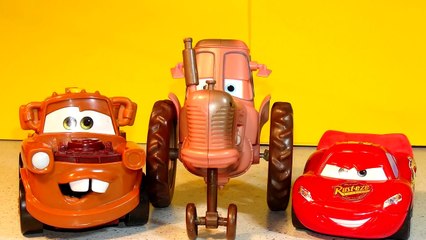 The Pixar Cars Movie Tractor Scene Re Enactment with Mater and Lightning McQueen TheTractor