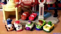Wheelies Cars Toy Story 3 Take Over Radiator Springs Racers Cookie Monster Disney Pixar Buzz Woody
