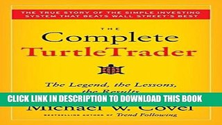 [PDF] The Complete Turtletrader: The Legend, the Lessons, the Results Full Collection