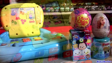Learn ABC with Peppa Pig My First Laptop Toddler Baby SURPRISE TOYS EGGS Carry Case
