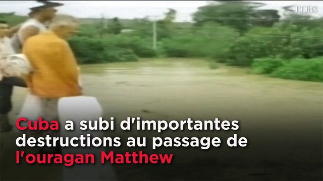 L'ouragan Matthew a fait d'importants dégâts à Cuba et Haïti