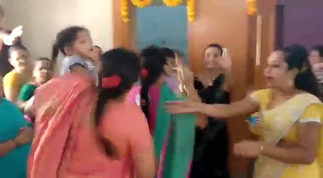 Funny Indian wedding dance by girls, aunties