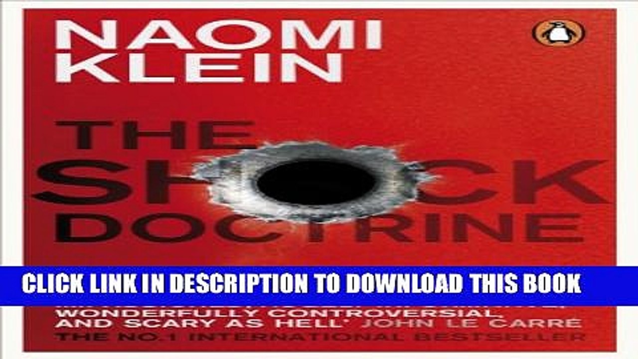 [PDF] Shock Doctrine: The Rise of Disaster Capitalism Full Online