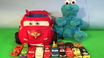 Disney Pixar Cars with Cookie Monster Counting Cars