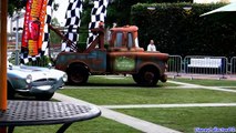 Meet and Greet Finn McMissile - Mater Downtown Disney Cars 2 Masters Weekend new