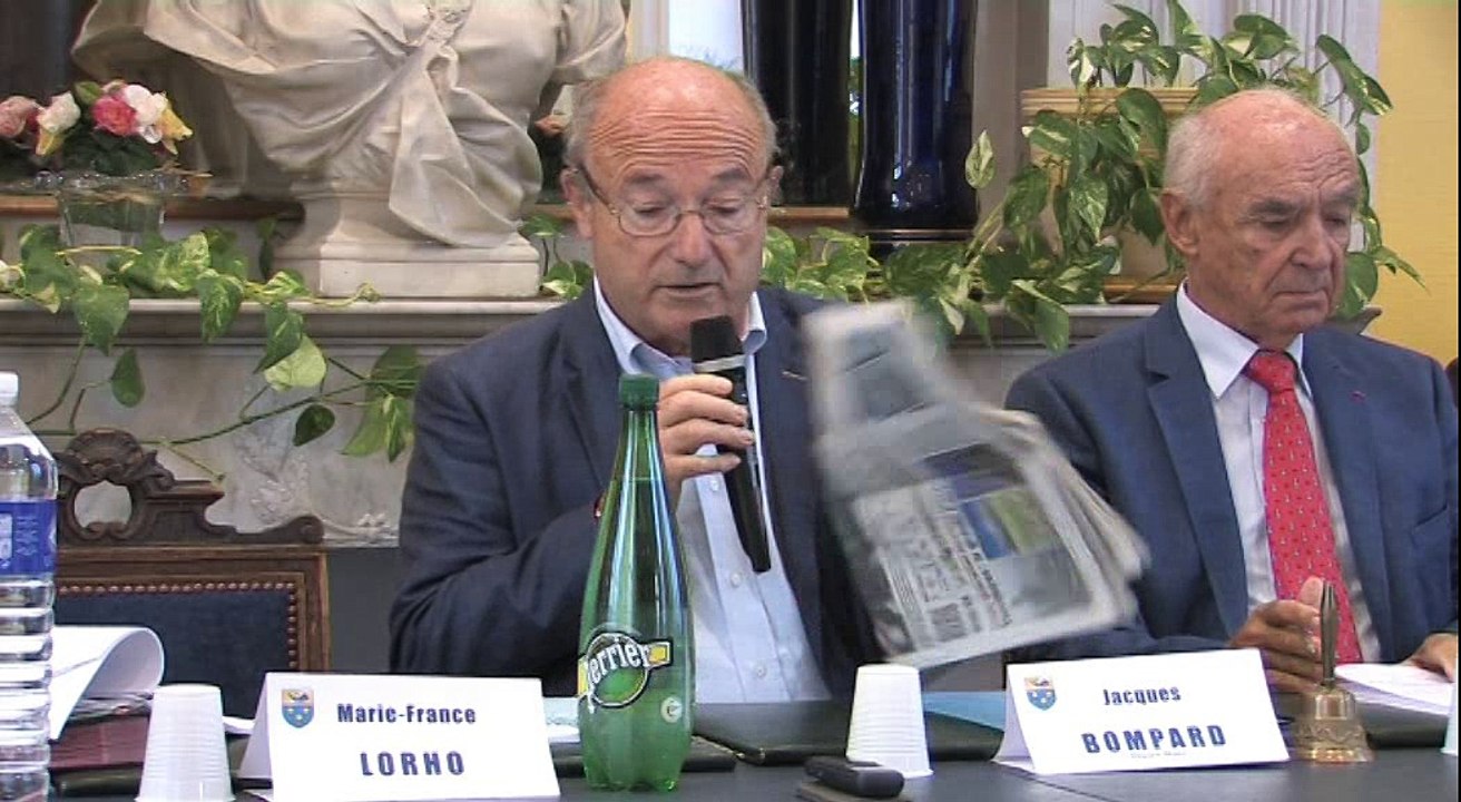 Conseil municipal du lundi 3 octobre 2016 partie 1