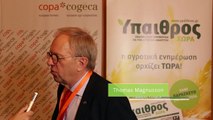 Ο Πρόεδρος της Cogeca Mr. Thomas Magnusson & ο Πρόεδρος της Copa Mr. Martin Merrild στο Athens Copa Cogeca Congress 2016