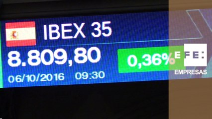 La Bolsa española sube un 0,61% tras la apertura y busca los 8.850 puntos