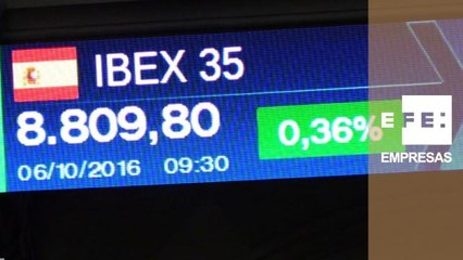 La Bolsa española sube un 0,61% tras la apertura y busca los 8.850 puntos