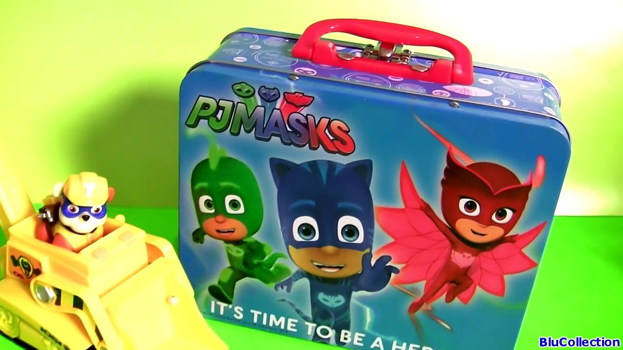 Disney PJ Masks Toys Lunchbox Toy Surprise with Catboy Owlette Gekko & Nickelodeon Paw Patrol Toys