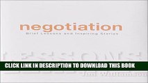[PDF] Lessons Learned: Negotiation: Brief Lessons and Inspiring Stories Full Online