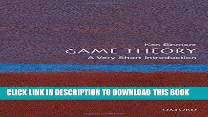 [Read PDF] Game Theory: A Very Short Introduction Ebook Free
