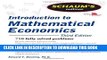 [PDF] Schaum s Outline of Introduction to Mathematical Economics, 3rd Edition (Schaum s Outlines)