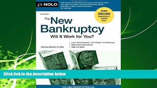 FAVORITE BOOK  The New Bankruptcy: Will It Work for You?