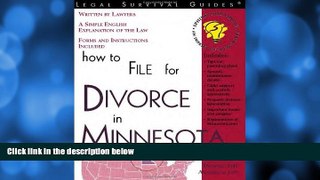 FAVORITE BOOK  How to File for Divorce in Minnesota (Legal Survival Guides)