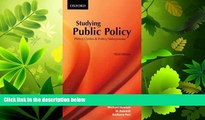 complete  Studying Public Policy: Policy Cycles and Policy Subsystems
