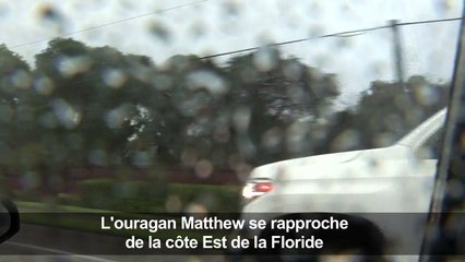 Ouragan Matthew: la Floride déjà balayée par les vents