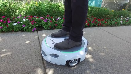 Carr-E, el 'hoverboard' de Ford con forma de rueda