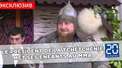 Tchétchénie: Le président Ramzan Kadyrov met ses enfants de 8, 9 et 10 ans au MMA
