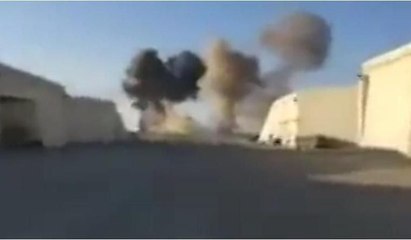 Gazze'yi bombalayan İsrail jeti düştü