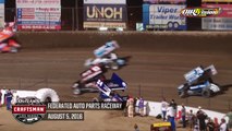 World of Outlaws Craftsman Sprint Cars Federated Auto Parts Raceway August 5th, 2016 | HIGHLIGHTS