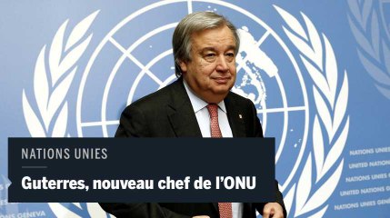 Le Portugais Guterres va de devenir le nouveau chef de l'ONU