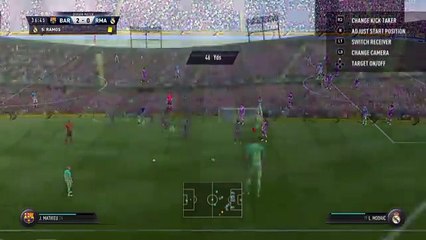 What a free kick from Jeremy Mathieu! 