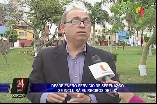 Pago por servicio de Serenazgo se incluirá en recibos de luz