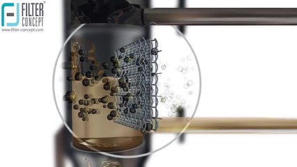 Disc Type Self Cleaning System - Filter Concept