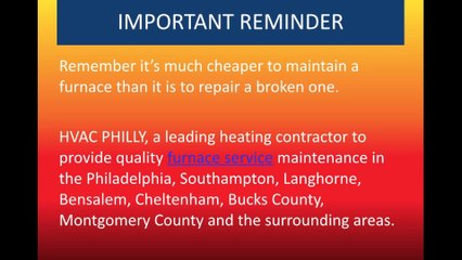 Philadelphia Furnace Service Maintenance Tips | HVAC Philly