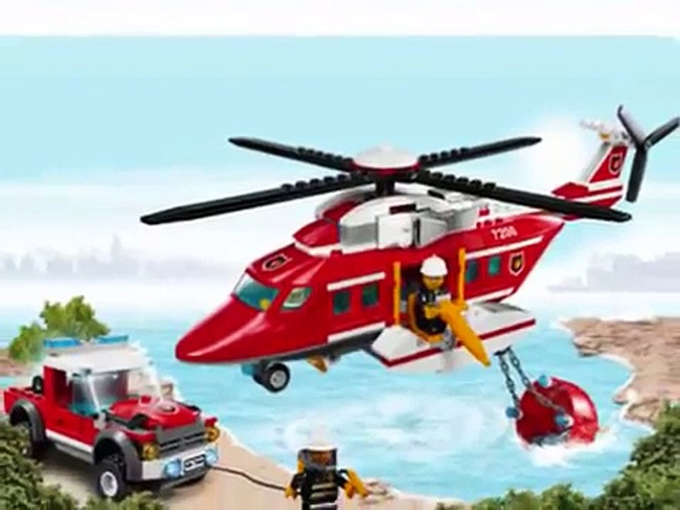 LEGO City Helicóptero de Bomberos, Juguetes Infantiles