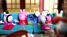 Clay Buddies Peppa Pig Surprise Eggs 3-pack - Learn Shapes with Peppas School Bus Pop-up